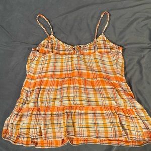 Plaid tank old navy